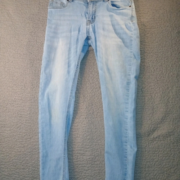 Encore Womens Light Blue Denim Jeans  Size 5 Skinny - Picture 1 of 13